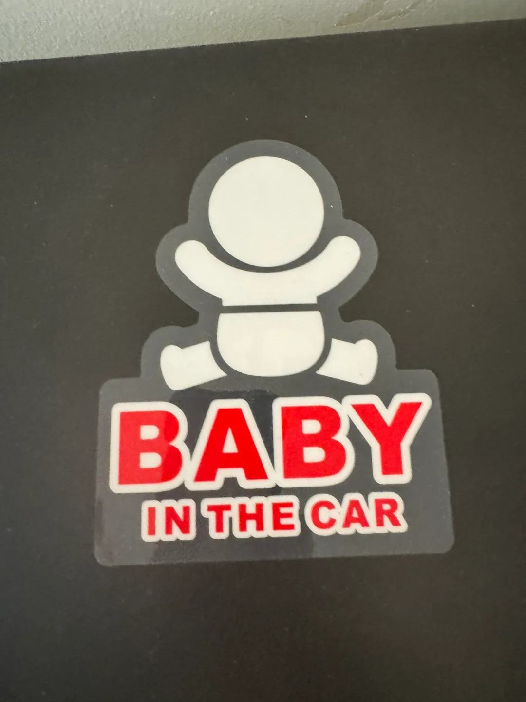 Baby in the Car Sticker thumbnail
