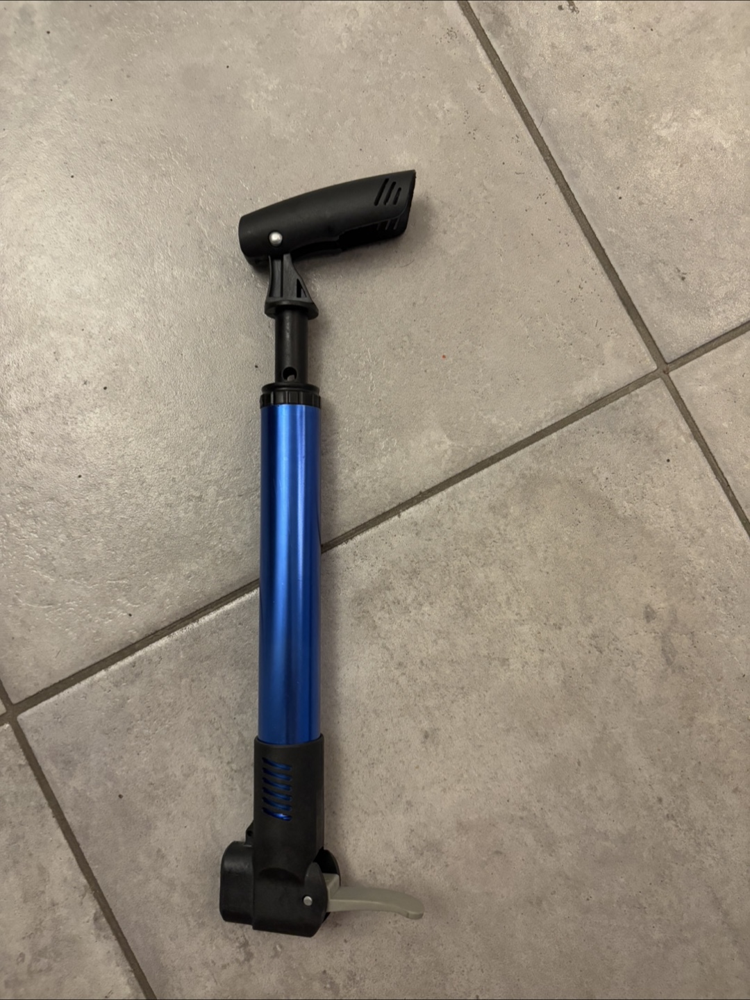 Blue Bicycle Pump