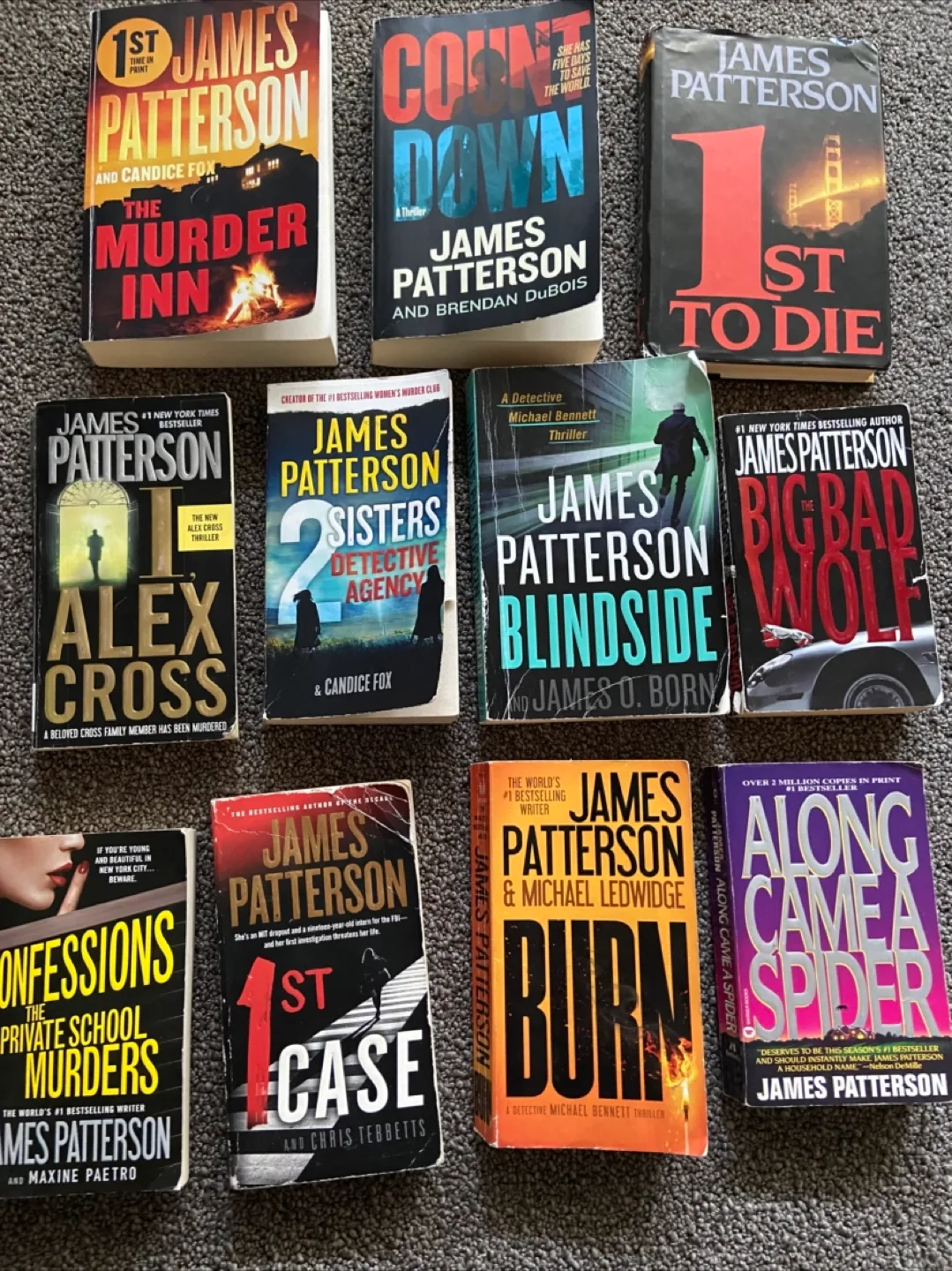 11 James Patterson Books thumbnail