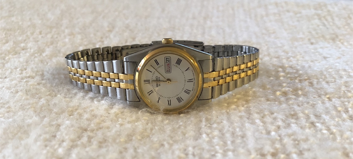 Vintage Seiko Quartz Two-Tone Ladies Watch