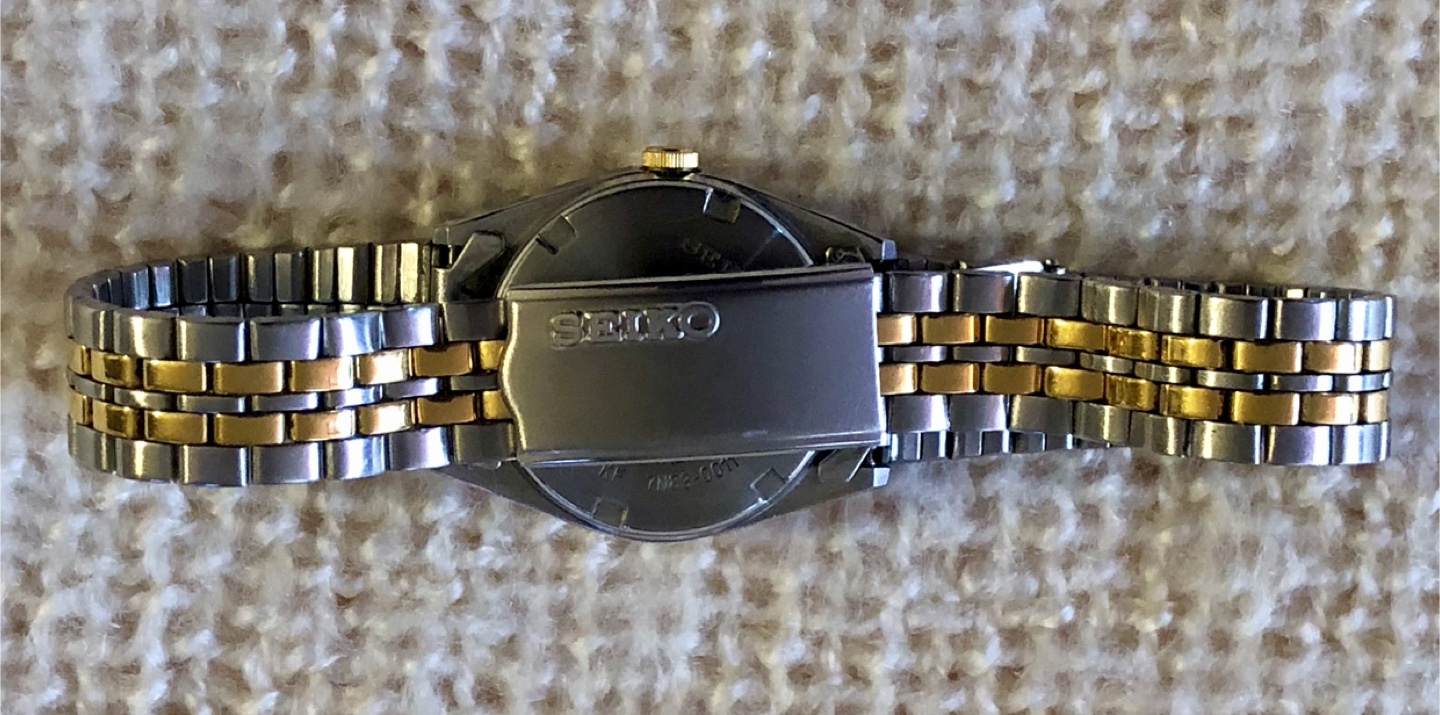 Vintage Seiko Quartz Two-Tone Ladies Watch - photo 2