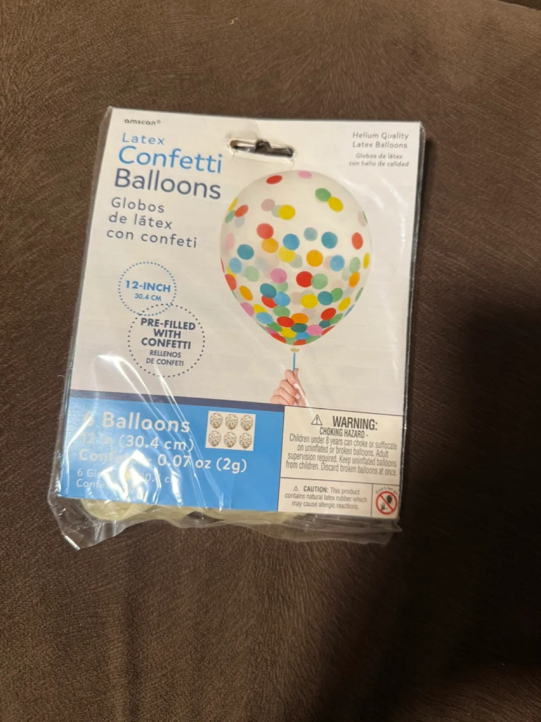 Amscan Confetti Balloons, 12-Inch 🇨🇦🍁 image indicator(2)