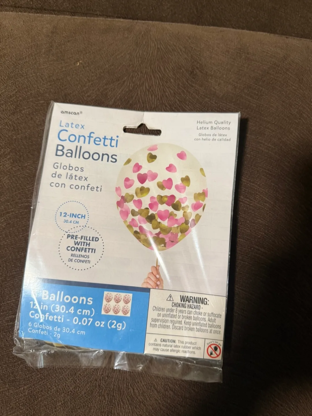 Amscan Confetti Balloons, 12-Inch 🇨🇦🍁 image indicator(3)