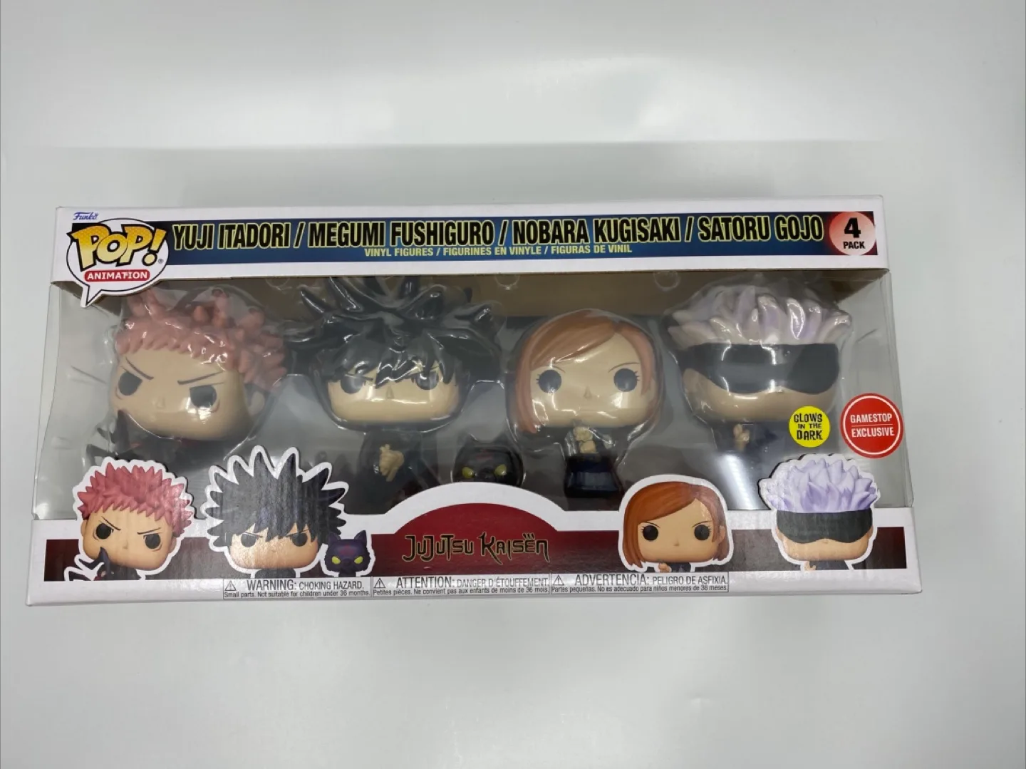 Funko Pop Jujutsu Kaisen 4 pack thumbnail