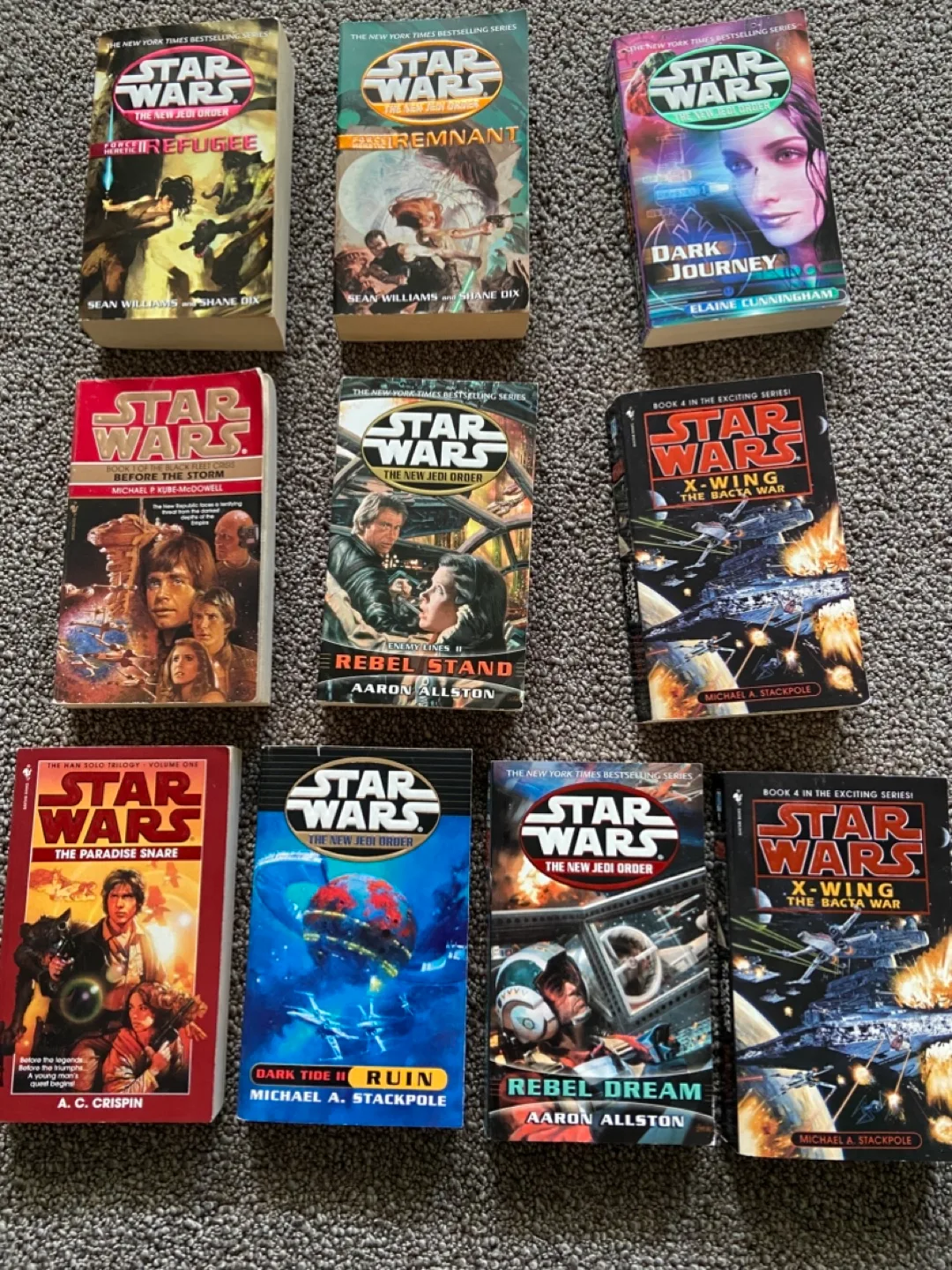 Star Wars Books - The New Jedi Order, X-Wing Series thumbnail