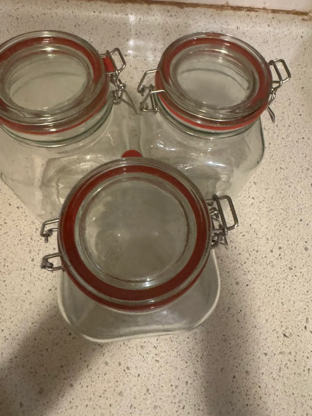 Glass Storage Jars - Set of 3 thumbnail
