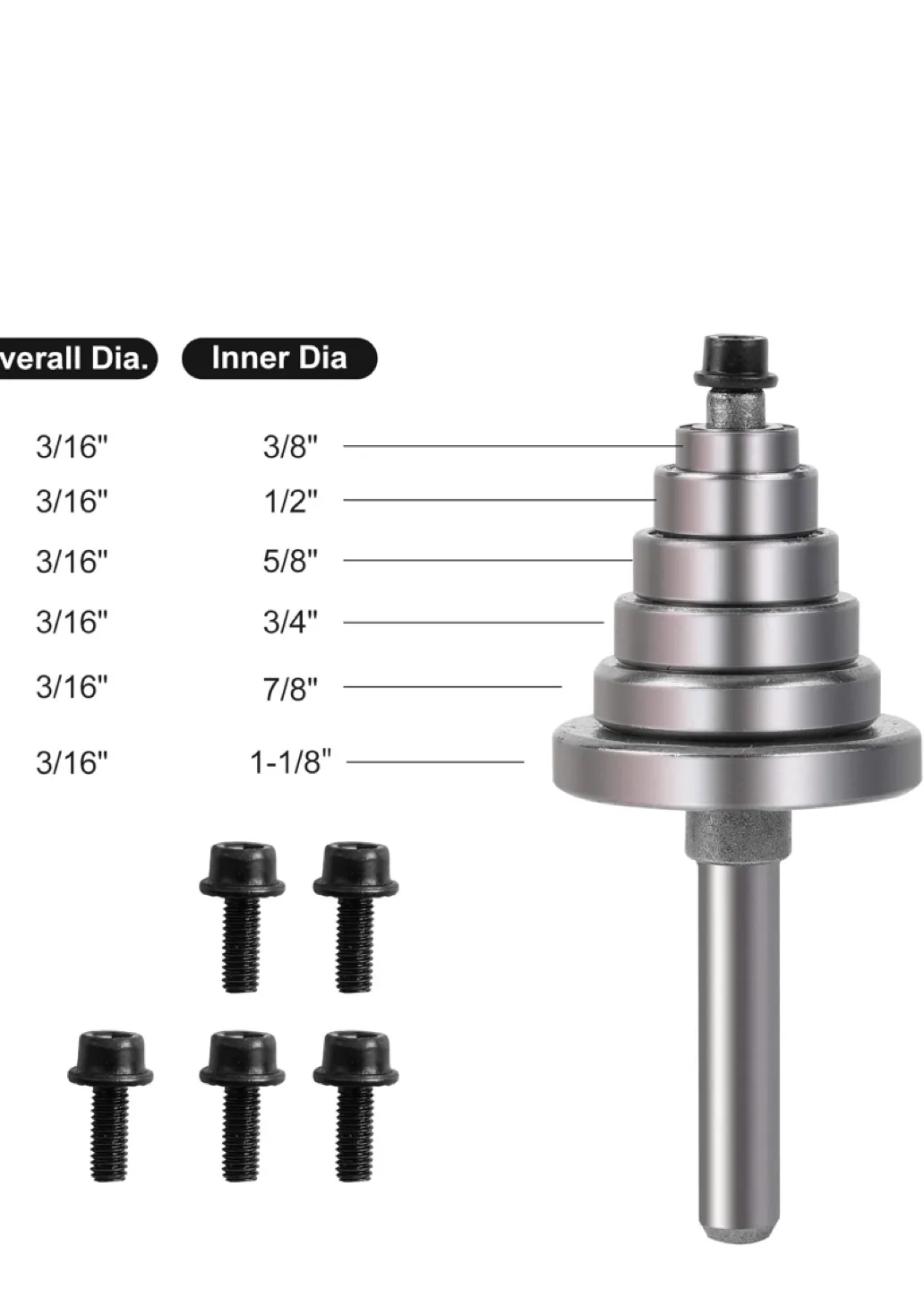 Corner Rounding Router Bit Set thumbnail