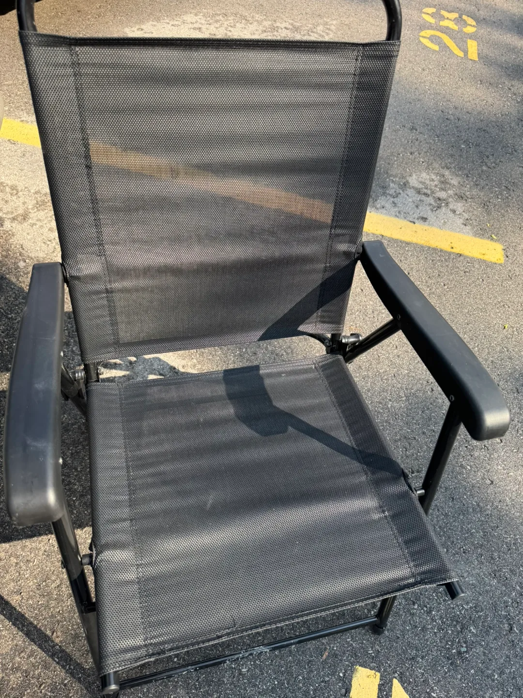 Black Folding Camping Chair thumbnail