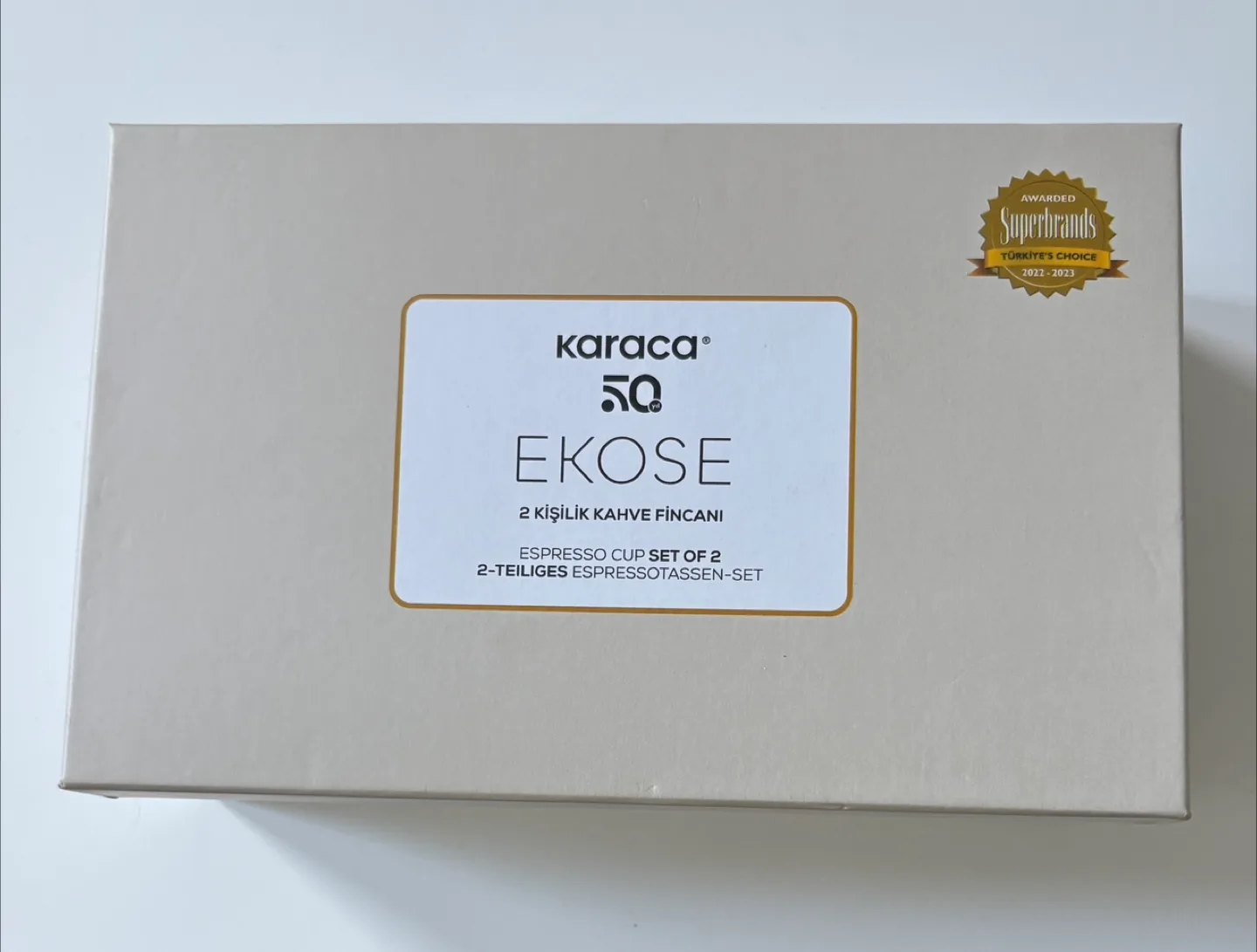 Turkish  Espresso Cup Set of 2 - New in Box image indicator(3)