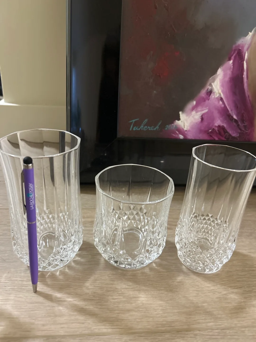 Crystal Cut Glassware Sets of 4 and 6 image indicator(2)