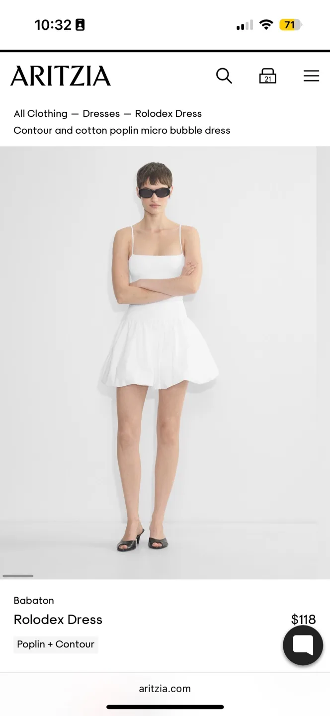 Aritiza Rolodex Dress Size S NWT thumbnail