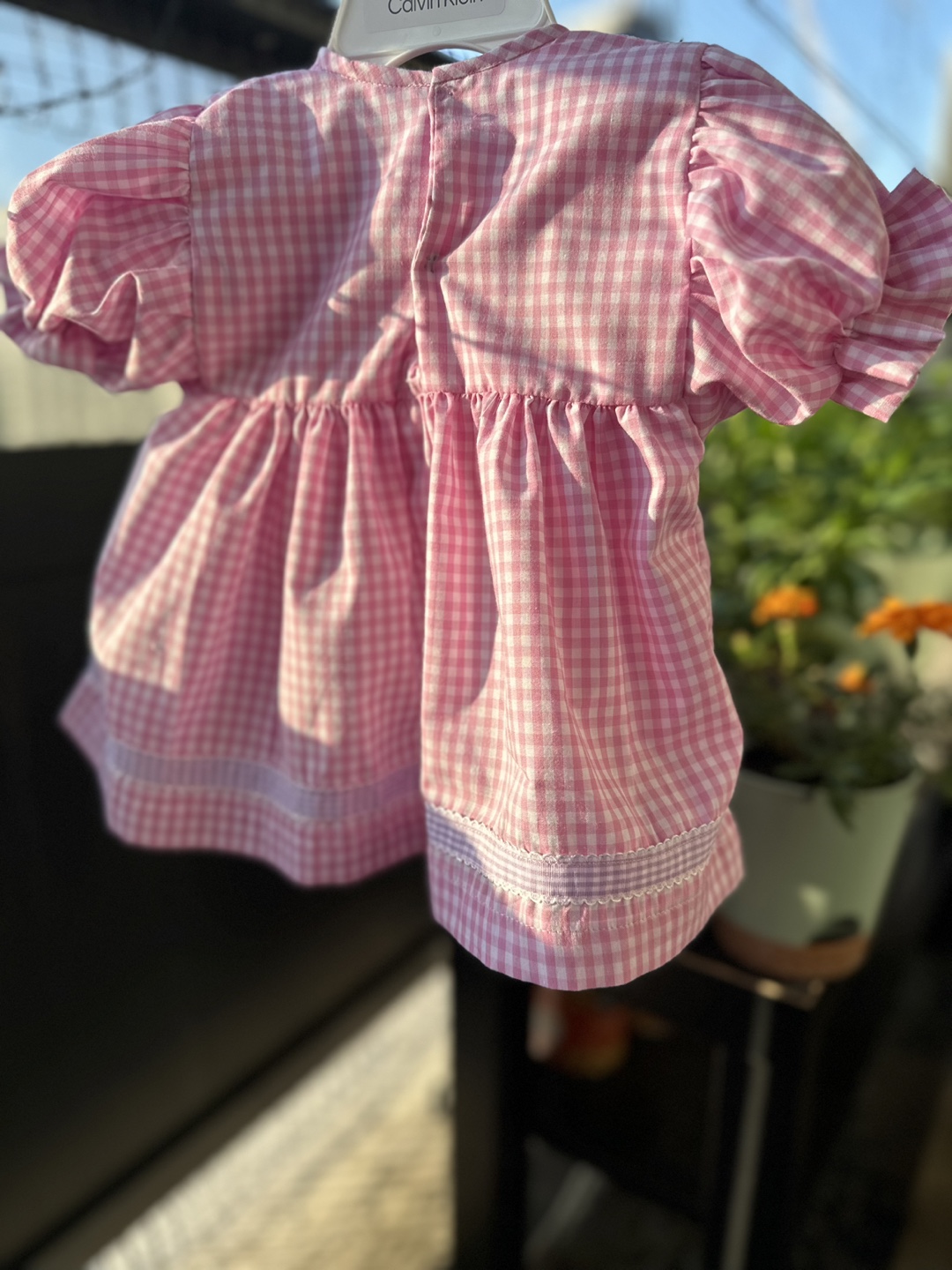 Handmade 3 piece embroidery baby clothes - photo 3