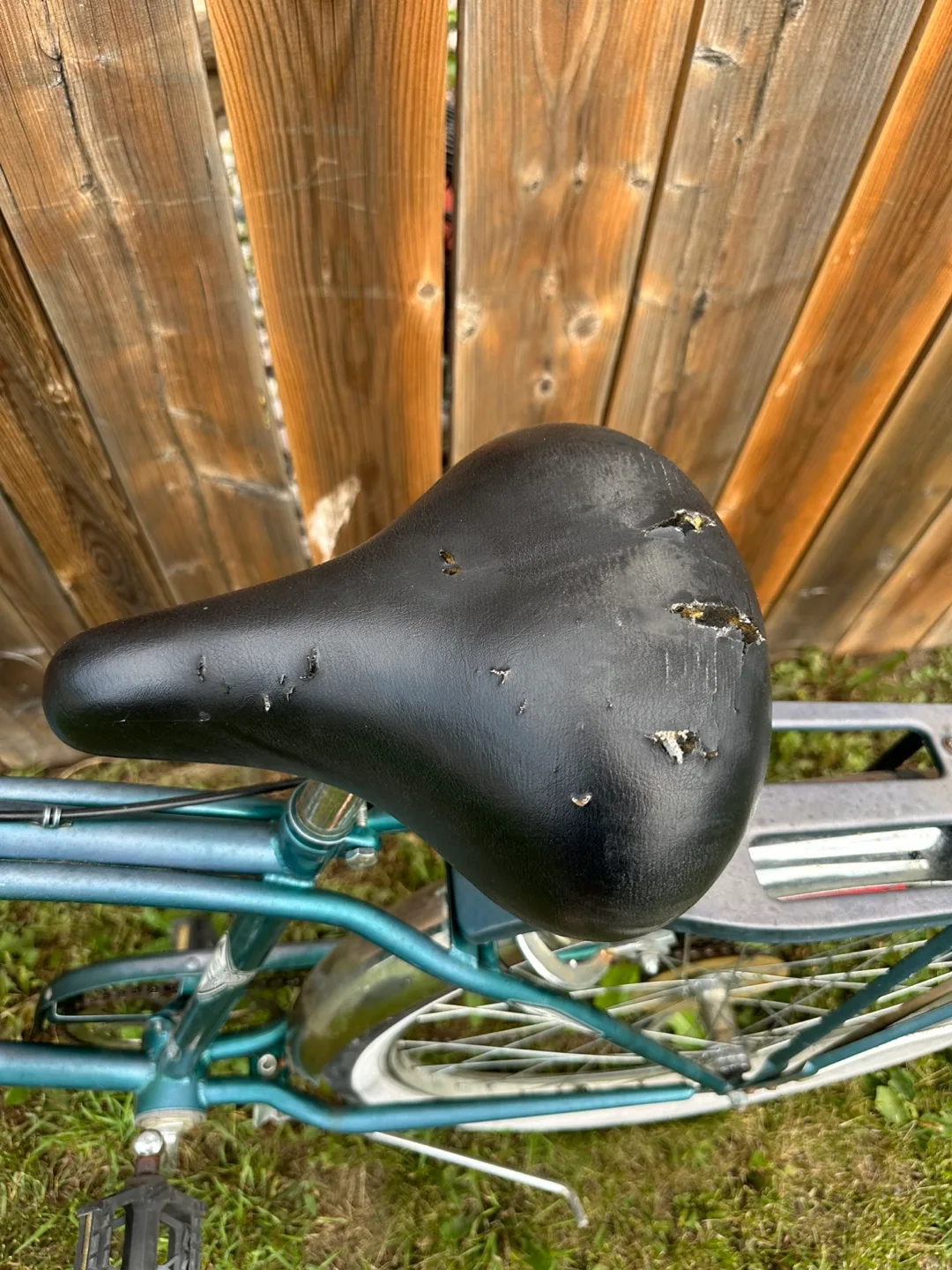 Vintage Beach Cruiser Bike Super cycle Green & Cream image indicator(8)