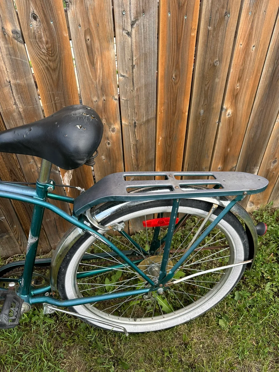 Vintage Beach Cruiser Bike Super cycle Green & Cream image indicator(7)