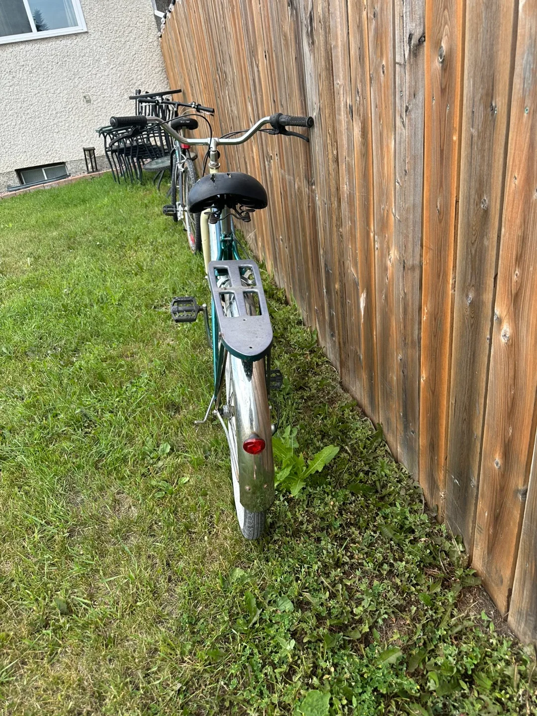 Vintage Beach Cruiser Bike Super cycle Green & Cream image indicator(9)