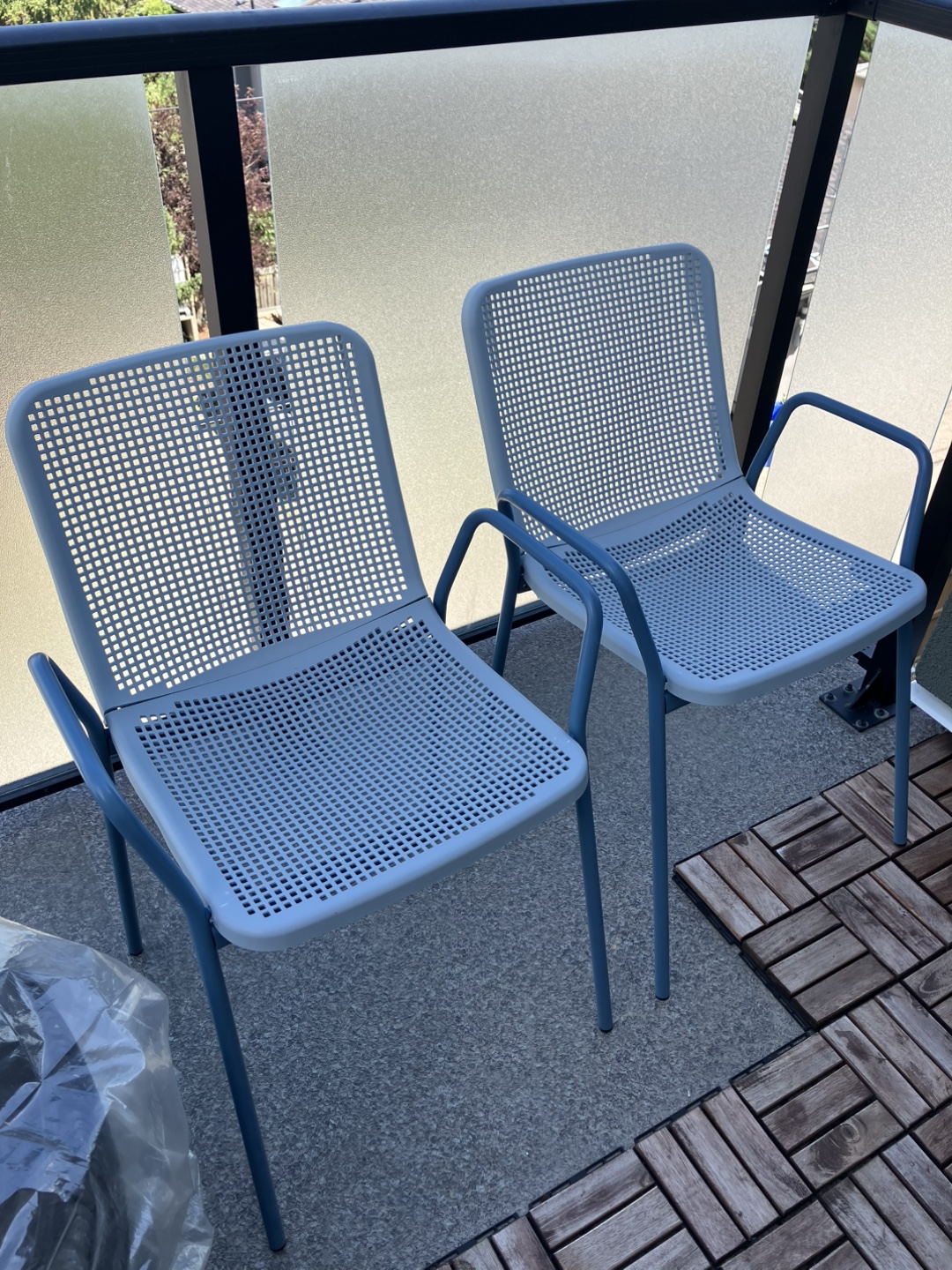 IKEA NÄMMARÖ Armchair, Outdoor - Light Blue
