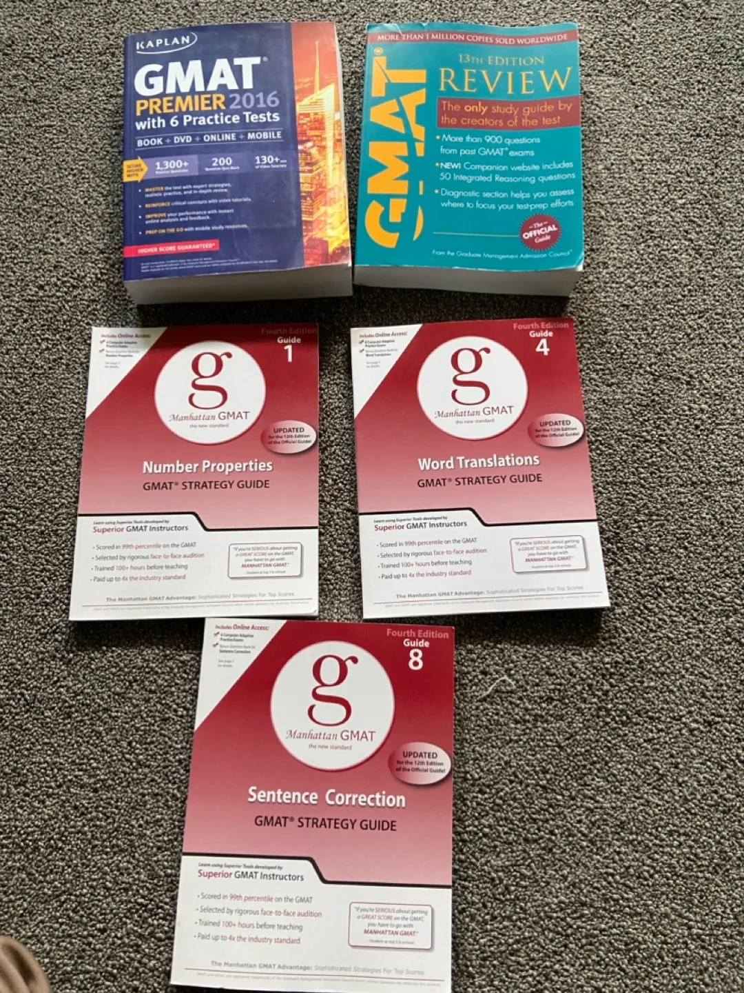GMAT Prep Books - pickup Hillhurst thumbnail