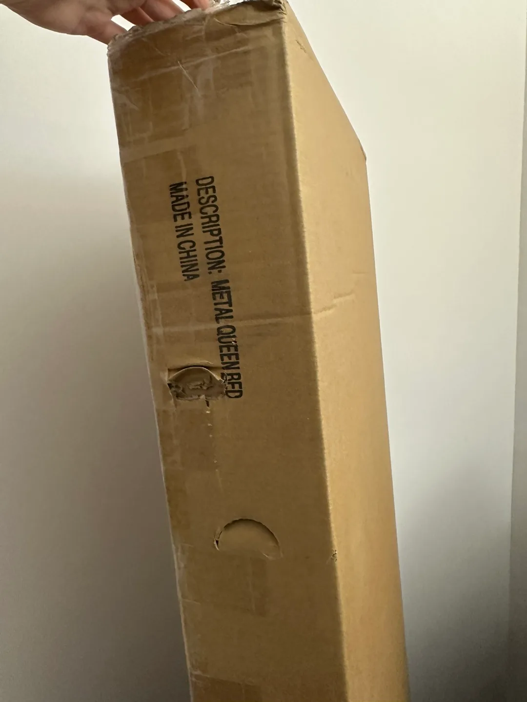 Brand New Black Metal Queen Bed Frame - New in Box image indicator(7)