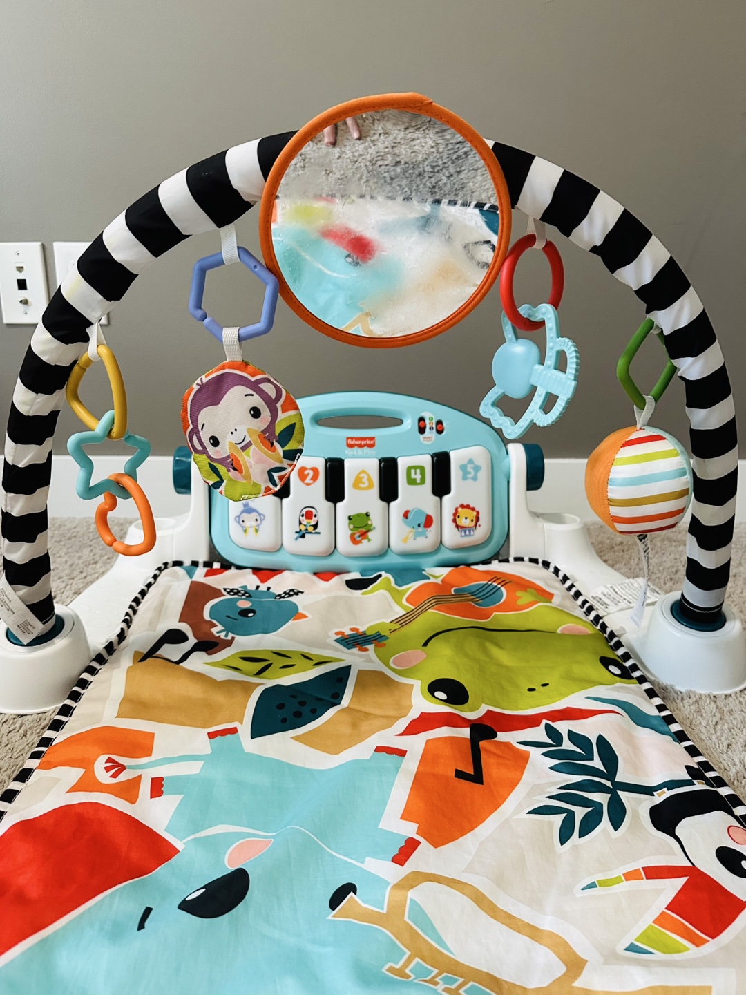 Fisher-Price Deluxe Kick & Play Piano Gym