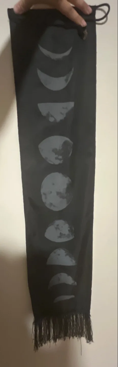 Black Moon Phase Wall Hanging thumbnail