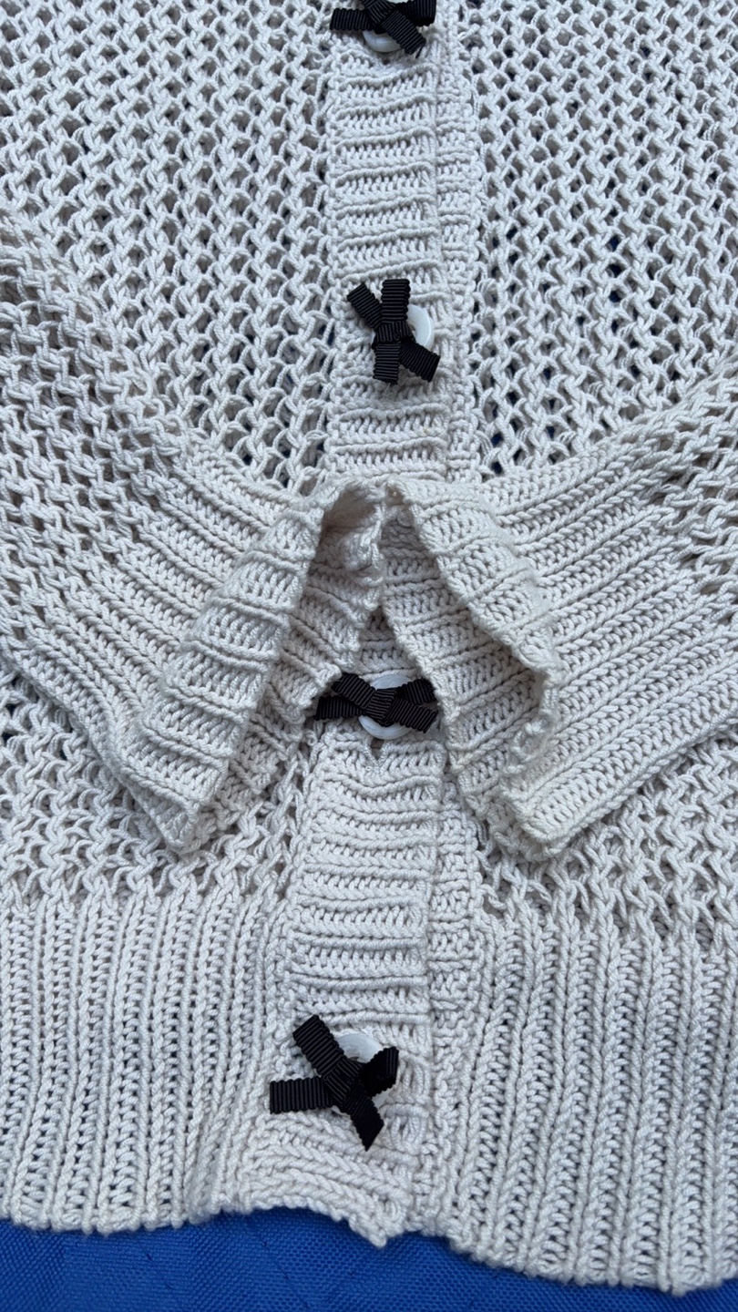 Lanvin en Bleu Knit Cardigan - photo 2