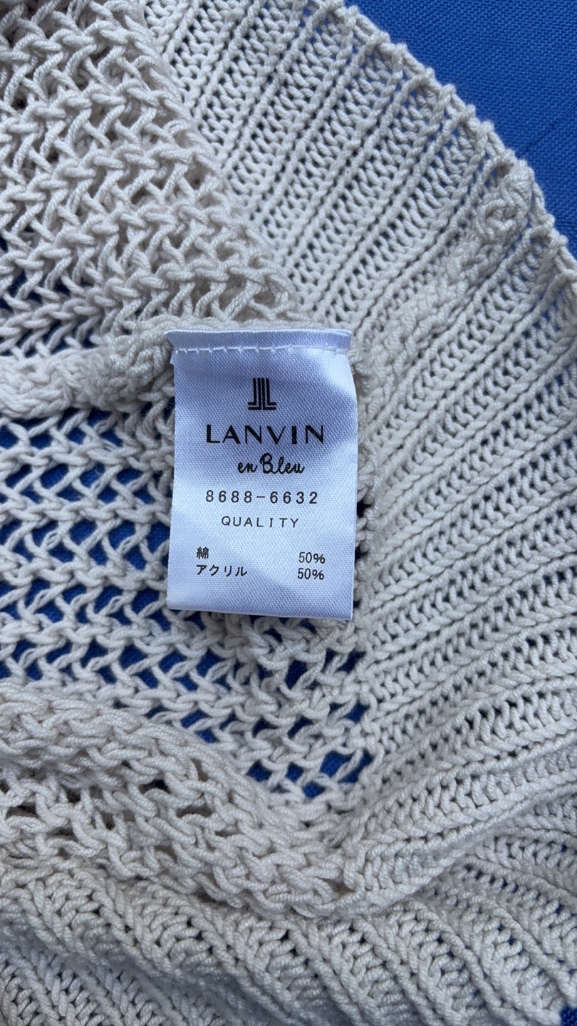 Lanvin en Bleu Knit Cardigan - photo 4