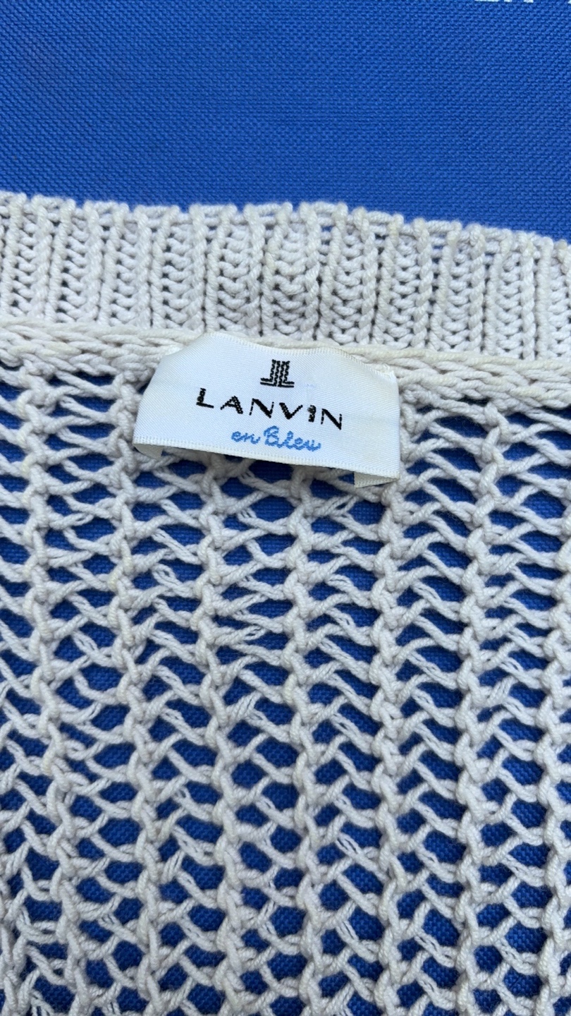 Lanvin en Bleu Knit Cardigan - photo 3