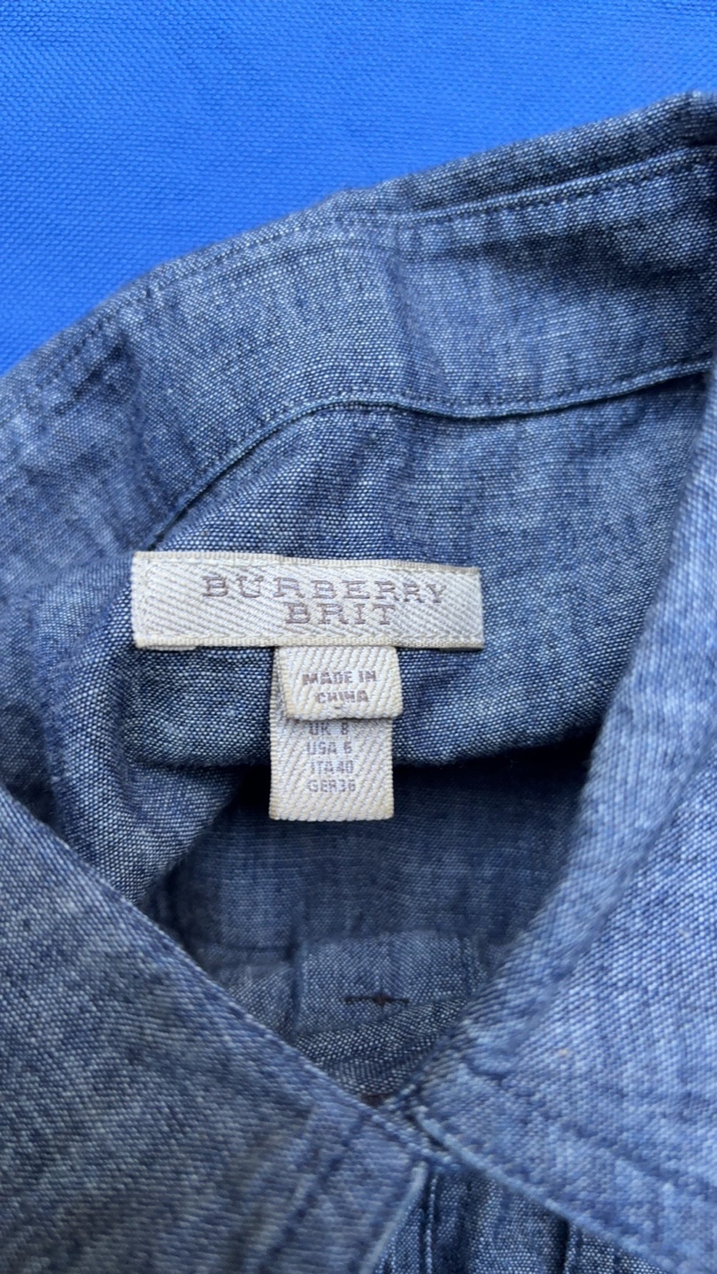 Burberry Brit Denim Dress Size 6 - photo 3