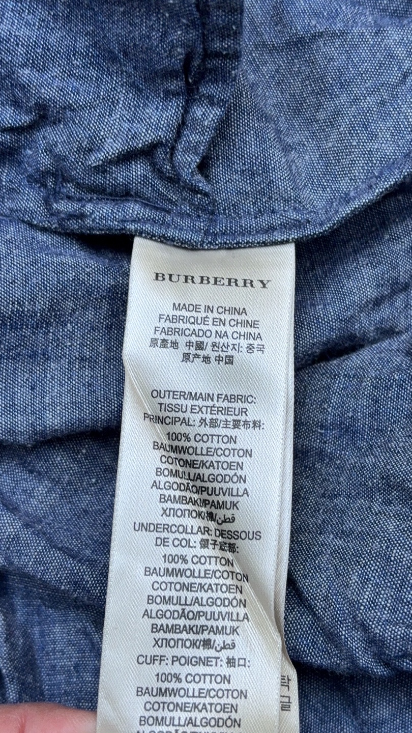 Burberry Brit Denim Dress Size 6 - photo 5