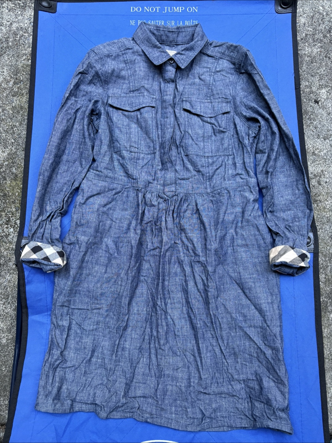 Burberry Brit Denim Dress Size 6