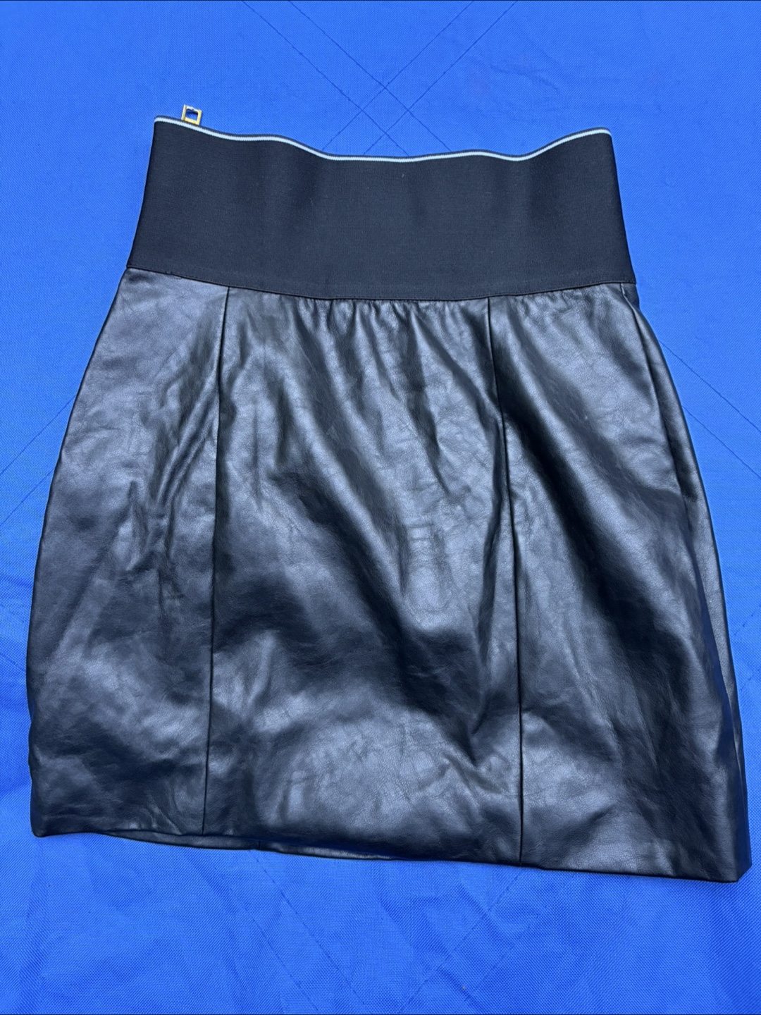 Alexander Wang Black Leather Mini Skirt - Size S - photo 2
