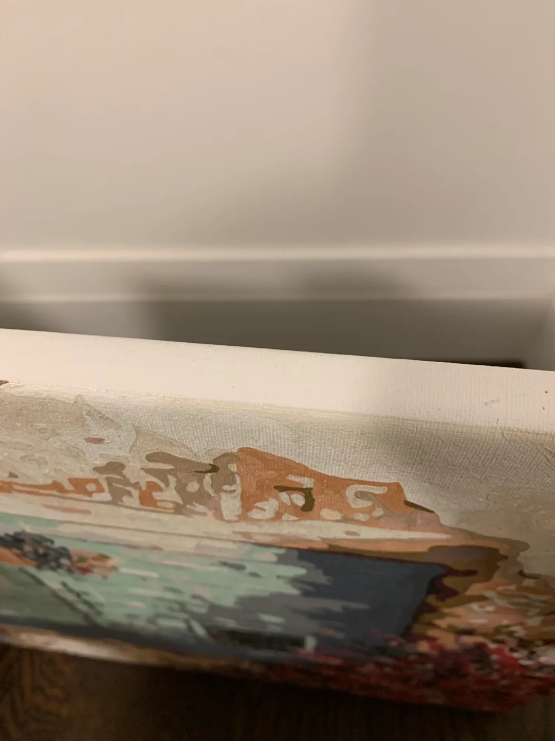 Oil paint canvas art image indicator(3)