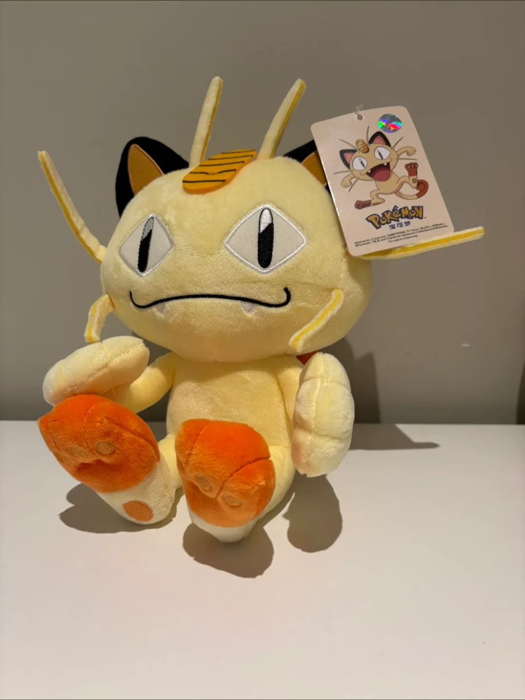 24 cm Pokémon Meowth Plush thumbnail