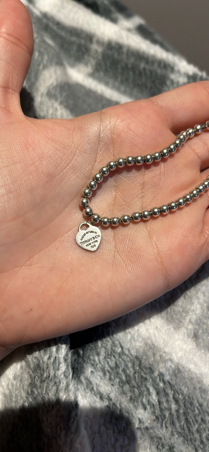 Tiffany & Co. Heart Tag Bead Bracelet – 7 inches - photo 2