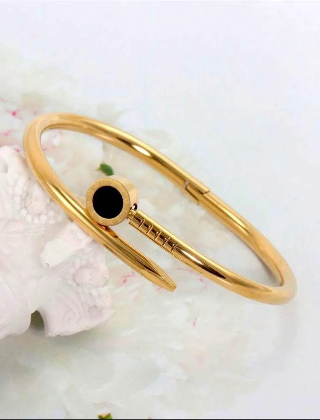 Gold Nail Bracelet thumbnail