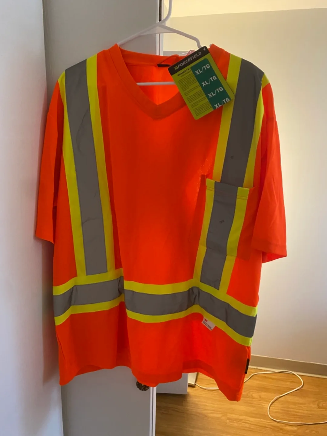 Forcefield Hi-Vis Safety T-Shirt - XL thumbnail