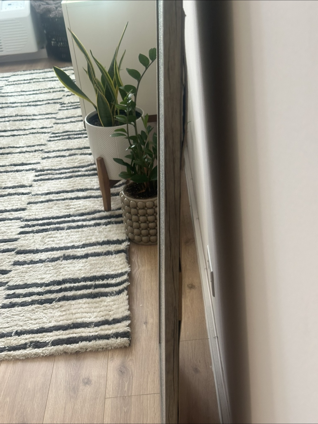 Full Length Gray Framed Mirror - photo 3