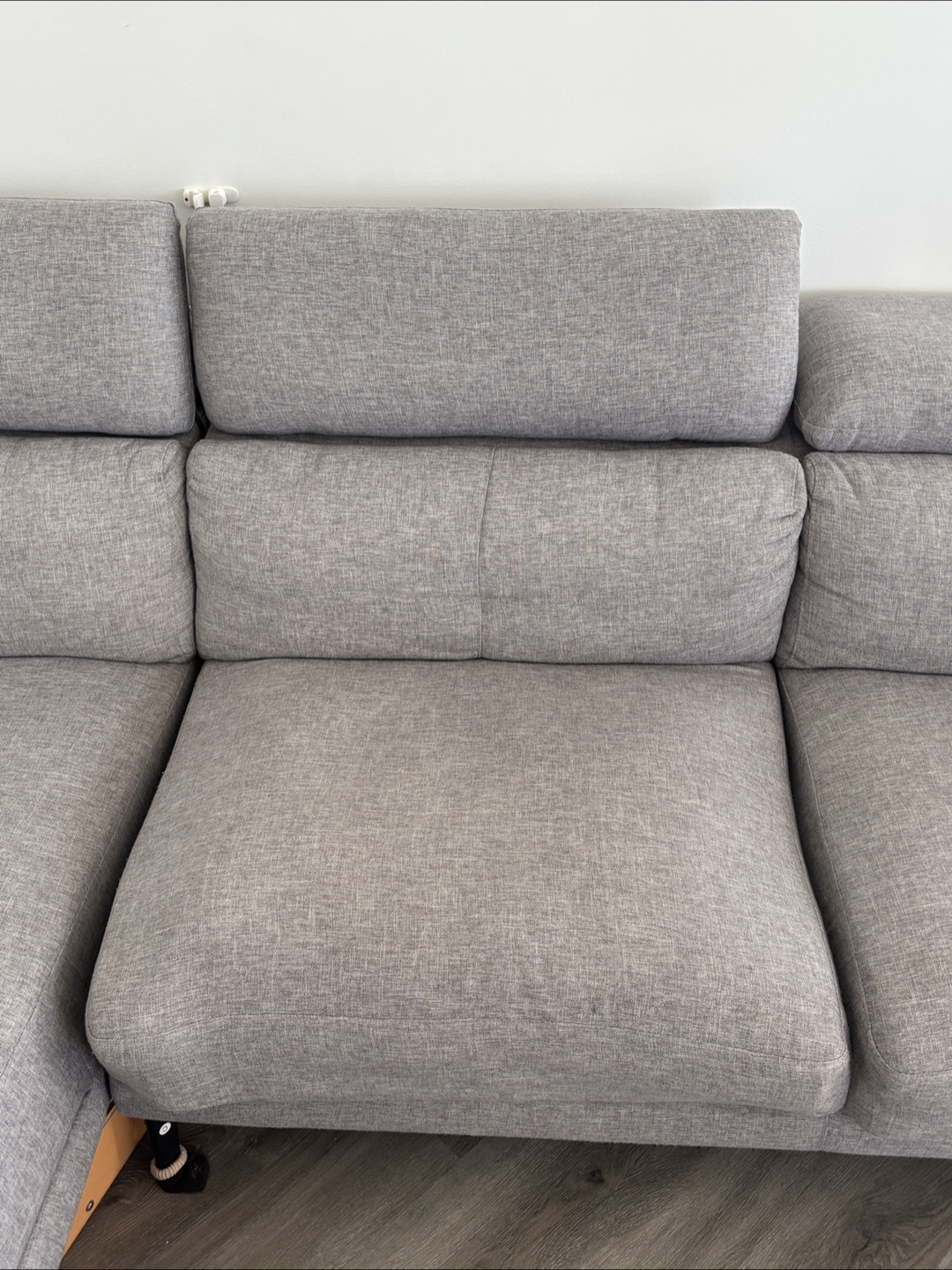 Grey Sectional Sofa with Chaise - photo 5