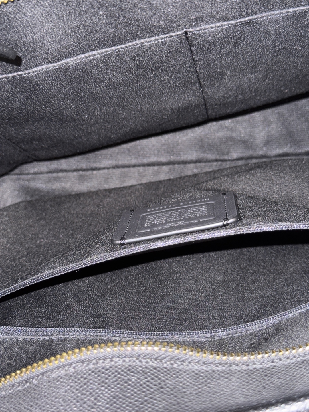 Coach Black Leather Tote Bag - photo 3