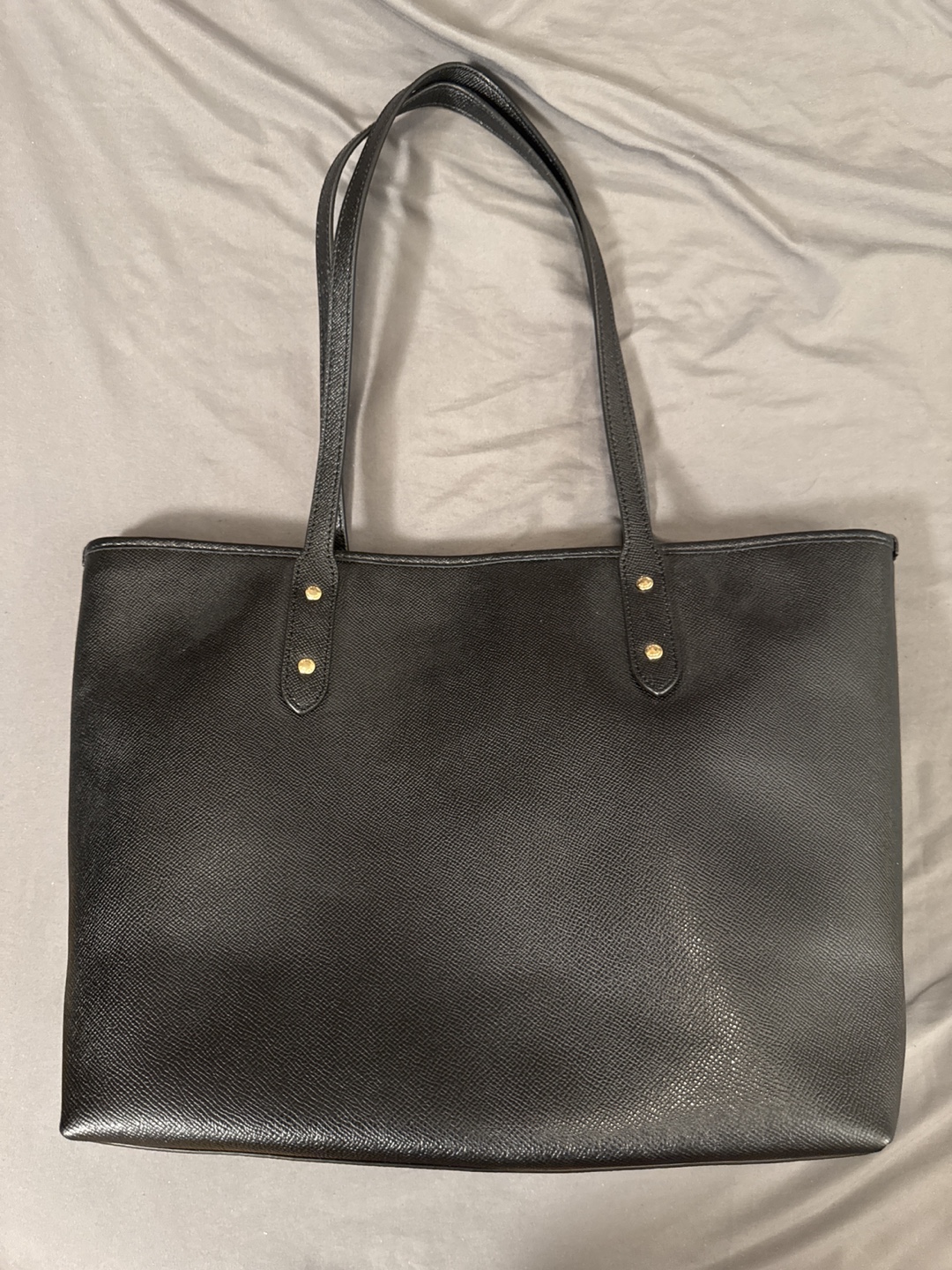 Coach Black Leather Tote Bag - photo 2