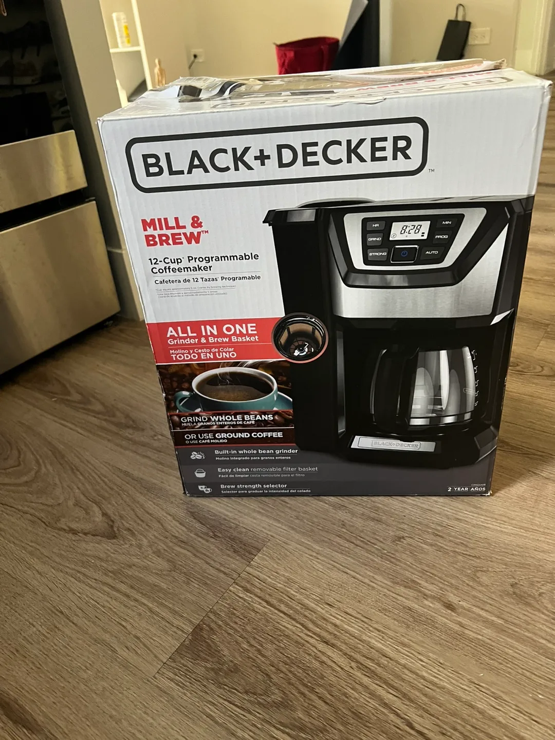 New BLACK+DECKER Mill & Brew 12-Cup Coffeemaker thumbnail