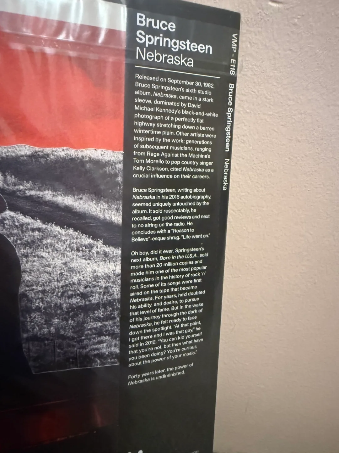 Bruce Springsteen - Nebraska VMP Exclusive Vinyl Record image indicator(3)