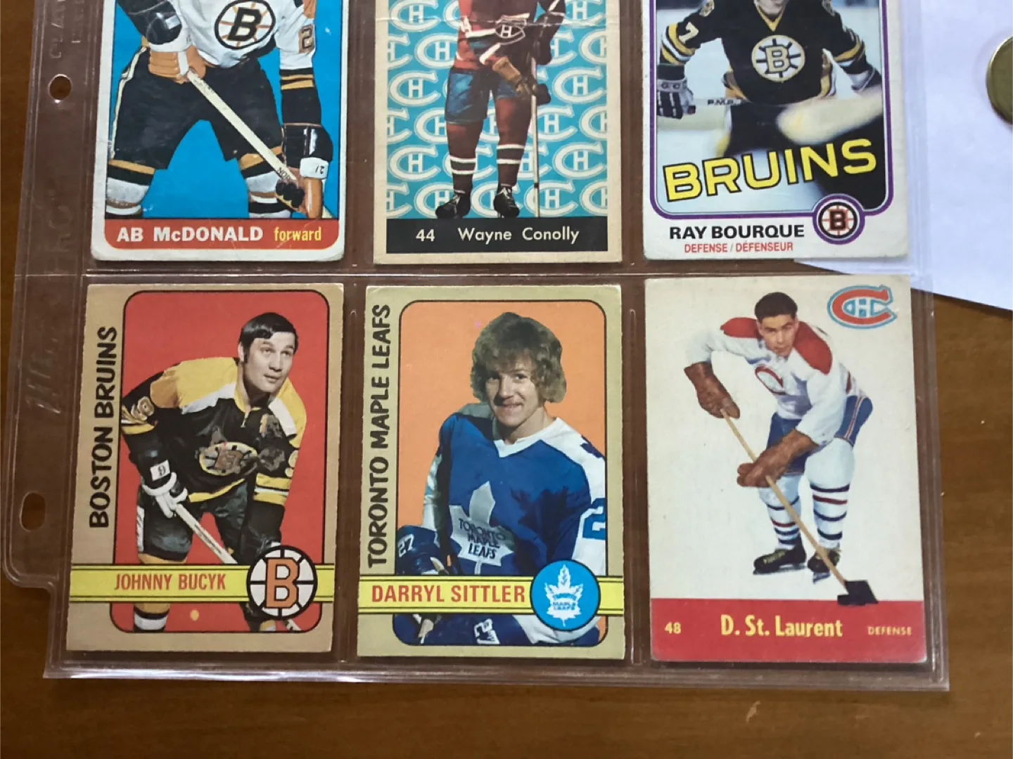 9 Vintage NHL Hockey Trading Cards ! image indicator(3)