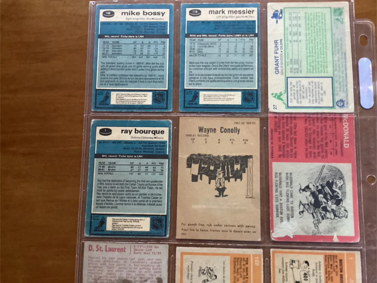 9 Vintage NHL Hockey Trading Cards ! image indicator(5)