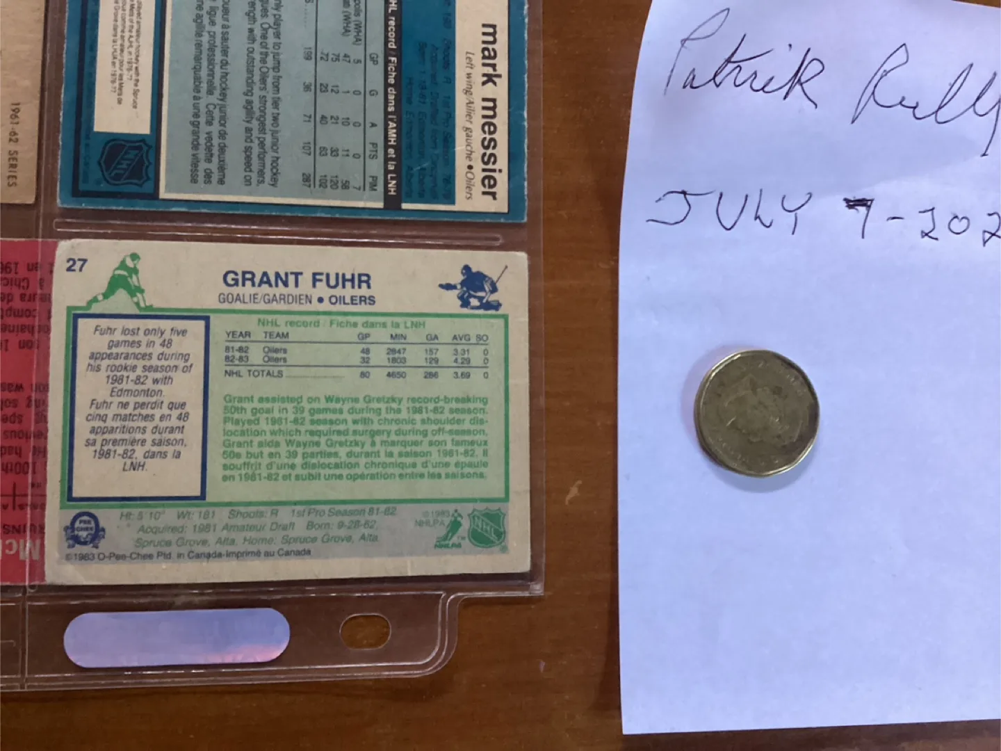 9 Vintage NHL Hockey Trading Cards ! image indicator(8)