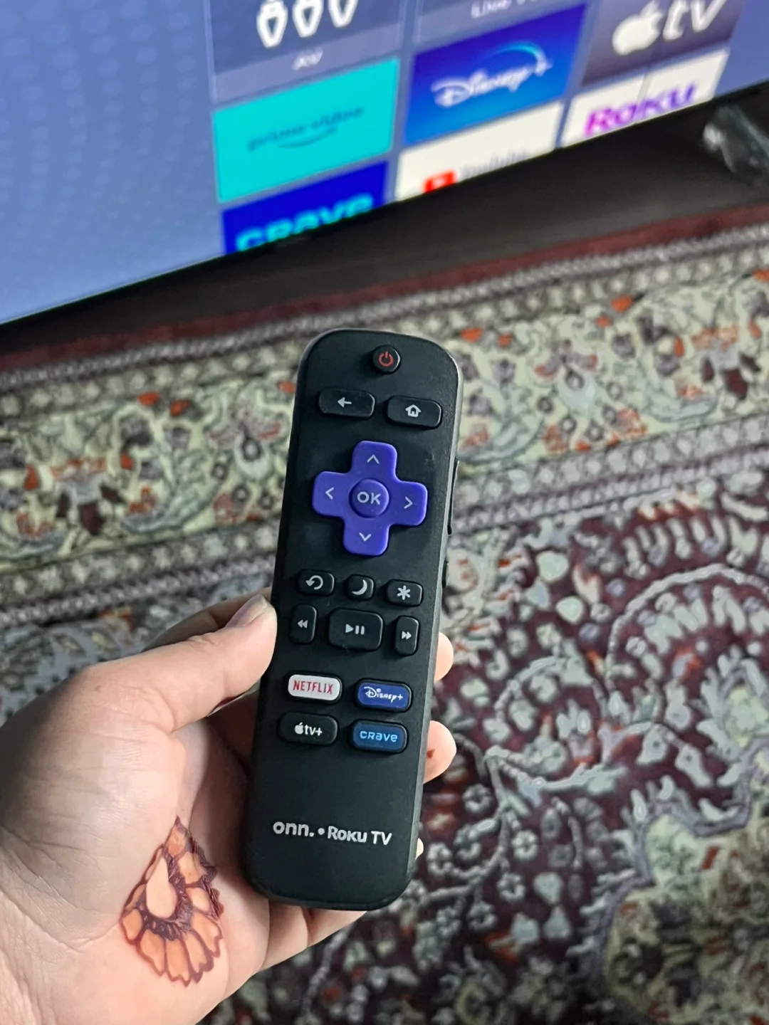 onn. Roku TV 43" 4K UHD Smart TV image indicator(3)