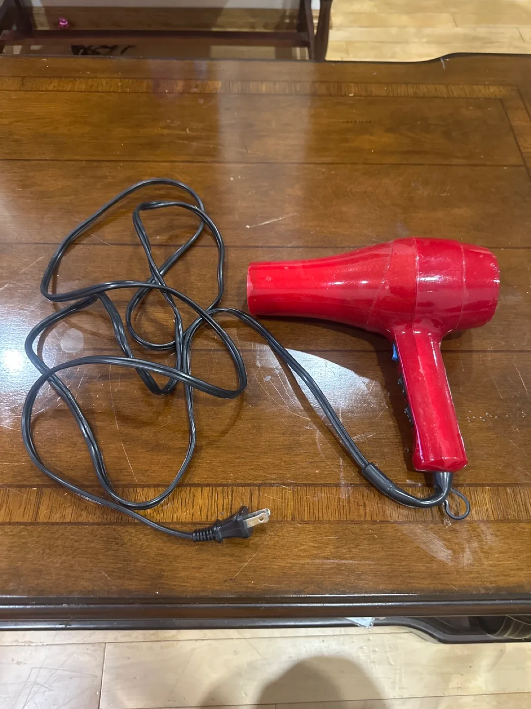 Red Hair Dryer - Hot, Warm, Cold Settings thumbnail