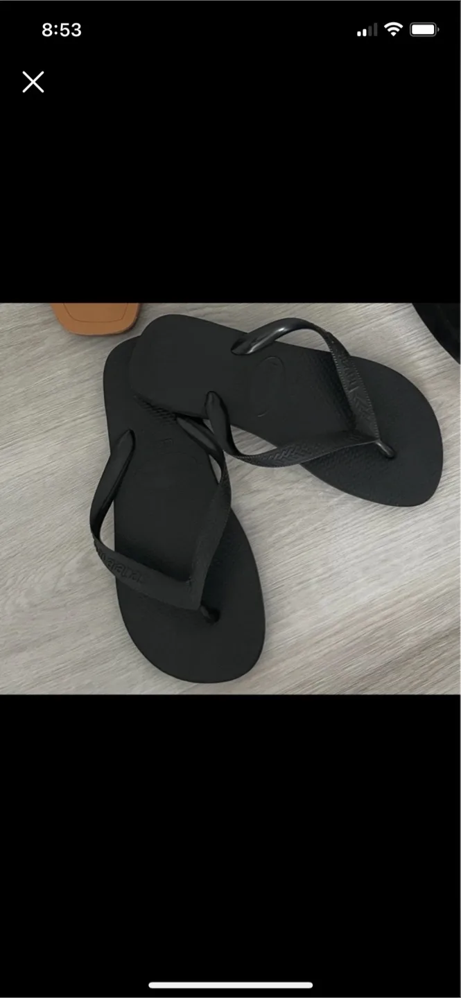 🧡 Havaianas Black Flip Flops thumbnail