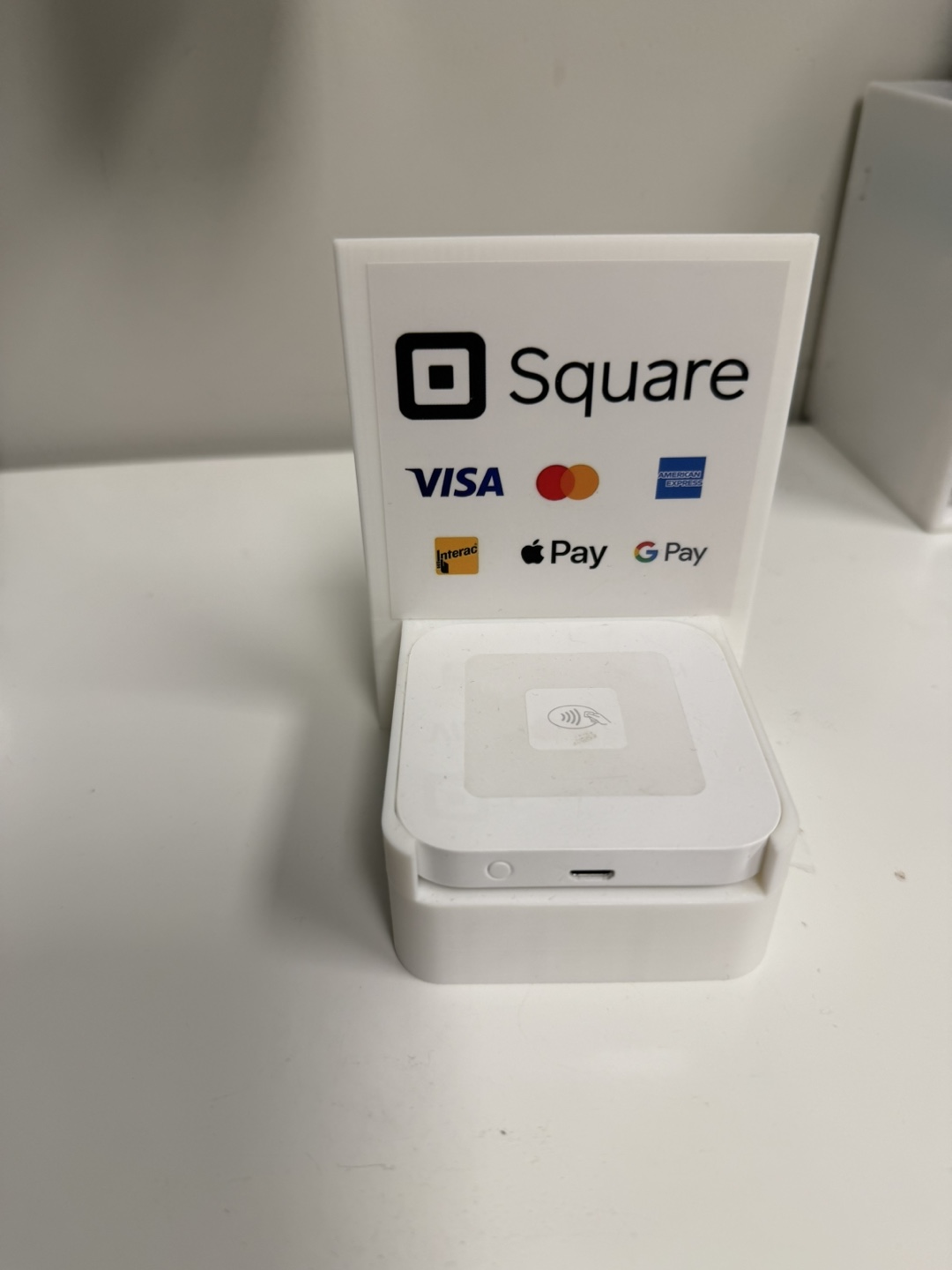 Square Contactless and Chip Reader with Stand