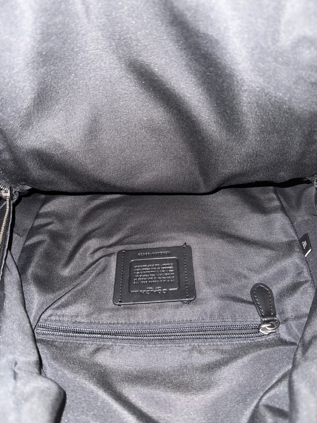 Coach Black Leather Backpack - photo 4
